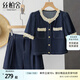 絲柏舍時(shí)尚套裝2025夏裝新女裝蕾絲拼接上衣搭高腰短褲兩件套