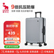 愛(ài)華仕行李箱男拉桿箱女大容量旅行箱輕便萬(wàn)向飛機(jī)輪26英寸密碼箱冰川銀