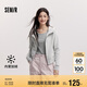 森馬（Semir）外套女短款插肩袖小個子潮2024冬季加絨緊身連帽夾克109724108015