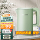 格來德 （Grelide）燒水壺保溫316L不銹鋼電水壺家用恒溫數(shù)顯控溫電熱水壺雙層防燙熱水壺大容量煲水壺自動斷電開水壺 1.8L 容量-D1709（豆蔻綠）316不銹鋼