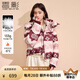 香影安可拉紅短款泡芙羽絨服女2024冬季新款小個子洋氣外套上衣 安可拉紅 M