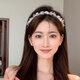 漂傲傲嬌千金雙層水晶發(fā)箍女2025新款法式高級(jí)感發(fā)飾夏森系仙女頭飾 傲嬌千金 雙層水晶發(fā)箍