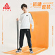 匹克童裝兒童運動(dòng)套裝2025新款男童空氣層織帶衛衣春秋青少年時(shí)尚褲子