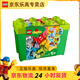 樂高（LEGO）1.5歲+得寶男女孩兒童積木拼插禮物玩具 10914豪華繽紛桶【85顆粒】