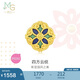 周生生黃金轉(zhuǎn)運(yùn)珠Charme四方云紋國(guó)風(fēng)足金串珠不含繩92671C定價(jià)