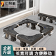 七角板洗衣機底座防滑減震可移動(dòng)萬(wàn)向輪增高支架滾筒波輪加高腳墊空調冰箱底架托通用4腳4單輪適配多品牌