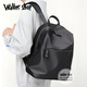 Walker Shop雙肩包男女防水尼龍布雙肩包大容量通勤旅行背包WC02K301S1405 典雅黑 小號（30*15*37cm）