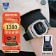 卡西歐（CASIO）G-SHOCK小方塊系列手表男手表多功能運動手表生日禮物學(xué)生送人 GM-5600U-1小銀磚金屬表殼