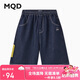 馬騎頓（MQD）男大童夏季新品學院風休閑百搭撞色牛仔五分褲