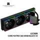 Thermalright(利民)CORE MATRIX 360 ARGB BLACK V2 幻芯矩陣 一體式水冷散熱器 CM360 ARGB BLACK V2 積木風(fēng)扇