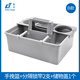佛山市施達(dá)清潔設(shè)備有限公司手挽式塑料雜物籃  家居清潔物業(yè)保潔收納儲(chǔ)物籃 快餐店清潔工具 手挽籃連分隔鎖竿2個(gè)儲(chǔ)物蓋1個(gè)