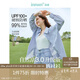 茵曼UPF100+防曬衣女夏時尚襯衫外套 淺藍色-18424160  S