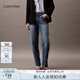 Calvin KleinJeans25春夏女士美式經(jīng)典復(fù)古潮流ck寬松微彈洗水牛仔褲47B928G U3M-牛仔淺藍(lán) 26