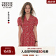 Teenie Weenie小熊連衣裙女2025年夏季新款法式浪漫碎花清新短袖茶歇裙短裙