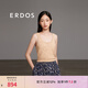 ERDOS 春夏圓領(lǐng)翻花絲棉鏤空針織衫寬松法式度假女針織衫 燕麥奶色 L 165/88A