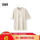 森馬（Semir）短袖T恤男裝熊貓國風印花刺繡2025夏季涼感t寬松上衣109325100113