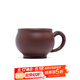 藏壺天下宜興純手工精品梅報春品茗小口茶杯原礦精致一人飲小號帶把主人杯 茄皮紫泥