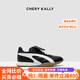 CHERY KALLY【破碎星辰】氣質(zhì)休閑板鞋女士2025新款春夏黑色時尚真皮女鞋子 黑色 35