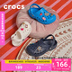 卡駱馳crocs貝雅兒童洞洞鞋男女童戶外包頭沙灘鞋拖鞋/207013/207012 白色-100 35 (215mm)