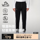 伯希和（Pelliot）戶外抓絨褲男女春季搖粒絨保暖休閑衛(wèi)褲長(zhǎng)褲114311237黑L