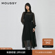 moussy 女裝新品新中式藝術(shù)印花茶歇裙連衣裙女028HAA30-1921 020黑色 S 00001/S