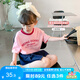 左西女童短袖T恤兒童夏季2025新款女孩涼感半袖體恤上衣潮 粉色 150