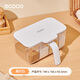 ecoco意可可調(diào)料盒家用廚房調(diào)料罐組合套裝一體多格收納佐料食品級密封調(diào)味瓶 簡約白【一格一勺/四格大容量】
