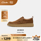 Clarks其樂Polden Moc男鞋新款英倫厚底復古輕盈休閑皮鞋 深棕色 261808657 41