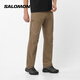 薩洛蒙（Salomon）男款 戶外運動休閑舒適透氣多功能徒步長褲 WAYFARER PANTS 花菇棕 C22166 XL