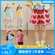 LUSON小O寶童裝寶寶短褲女寬松2025夏季新款女童滿印薄款五分褲子