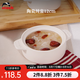琺寶（staub）手作粗陶砂鍋煲湯鍋燉鍋燉肉湯鍋煲仔飯家用燜飯煮粥稻米白 12cm陶瓷燉盅（不可明火） 0.4L