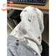 若盼可愛(ài)卡通印花闊腿褲女2025秋冬新款寬松闊腿高腰顯瘦百搭休閑長(cháng)褲 白灰色長(cháng)褲【春秋】 薄款 M 95-105斤