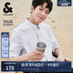 杰克·瓊斯（JACK&JONES） 春季易打理商務(wù)襯衫舒適刺繡通勤休閑免燙半袖襯衣男裝225104001