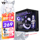 Thermaltake（Tt）鋼影 透EX 海景房機(jī)箱 電腦主機(jī) 黑色（ATX主板/Type-c/支持360水冷/10風(fēng)扇位/4090顯卡）