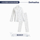 DOMIAMIA媽媽家居服空調房月子服紗布夏季款產(chǎn)后寬松大碼家居服純棉哺乳服 針織款-麋鹿精靈（不含哺乳口） S碼【推薦155-160cm】