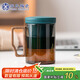 蘇氏陶瓷（SUSHI CERAMICS）青靈玻璃泡茶杯綠色陶瓷內(nèi)膽過濾茶隔水杯中國風文創(chuàng)伴手禮