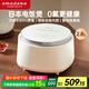 amadana艾曼達(dá)日本低糖電飯煲R2小型1-3-4個(gè)人迷你電飯鍋球型0無氟涂層家用柴火飯米湯分離低糖壓力/微壓 富士白-R2【新品-鈦金灰內(nèi)膽】 2.8L