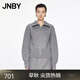江南布衣（JNBY）【商場(chǎng)同款】24冬新品羊毛針織衫翻領(lǐng)收腰5OA310880 073/雜煙灰 M