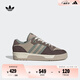 adidas RIVALRY LOW復(fù)古休閑籃球運(yùn)動板鞋男女阿迪達(dá)斯官方三葉草 淺棕色/深棕色/灰棕色 42 (260mm)