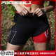 BIGK 大K FOCUSES 1 V2女子多功能壓縮短褲 馬拉松三分褲 運動(dòng)跑步 健身 紅色 L