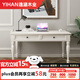 逸涵木業(yè)（YH）美式輕奢實(shí)木書(shū)桌簡(jiǎn)約現代歐式電腦桌辦公學(xué)習書(shū)桌帶抽屜寫(xiě)字臺 書(shū)桌120*60*76(不含椅子）