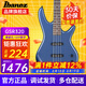Ibanez依班娜電貝斯GSR200B/280QA主動(dòng)GSR320被動(dòng)bass電貝司新手初學(xué) GSR320-BEM 金屬藍(lán)