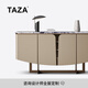 TAZA 餐邊柜 輕奢儲物柜客廳靠墻輕奢高檔酒柜家用天然大理石餐邊柜 Top Notch 香雪梅天然奢石 1.75M