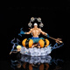 海賊王人氣成員手辦創(chuàng  )意擺件雕像周邊二次元模型動(dòng)漫潮玩公仔場(chǎng)景 坐姿雷神艾尼路