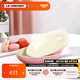 酷彩（Le Creuset）炻瓷23cm橢圓形創(chuàng)意彩虹系列沙拉水果菜盤家用餐具多彩餐具套組 23cm2件套石英粉