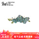 She's茜子發(fā)飾斑斕蝶夢刺繡蝴蝶橫夾馬尾盤發(fā)發(fā)夾發(fā)卡七夕禮物送女友