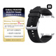 三星 Samsung Galaxy Watch8原裝舒適型生態(tài)皮表帶 M/L 黑色