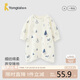 童泰（TONGTAI）嬰兒睡袍春秋睡衣兒童防踢被家居服內(nèi)衣TS43C176-DS藍(lán)色90cm