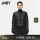 JNBY/江南布衣秋新品羽絨服女短款簡約輕薄立領(lǐng)修身設(shè)計感5O9C14610 001/本黑 M