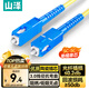 山澤 光纖跳線 工程電信級SC-SC(UPC) 單模單芯 低煙無鹵環(huán)保入戶光纖線 收發(fā)器尾纖 3米G0-SCSC03